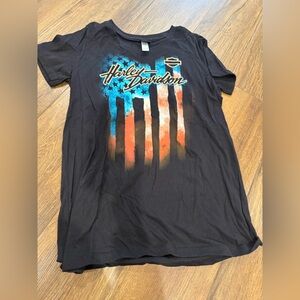 Harley-Davidson Black Cotton Tee